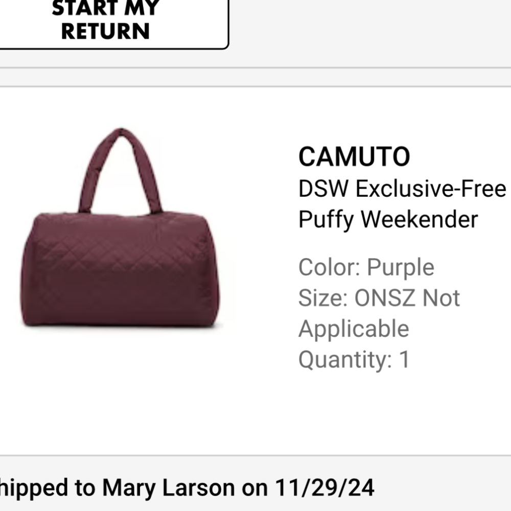 DSW weekender bag 
Maroon
Never used